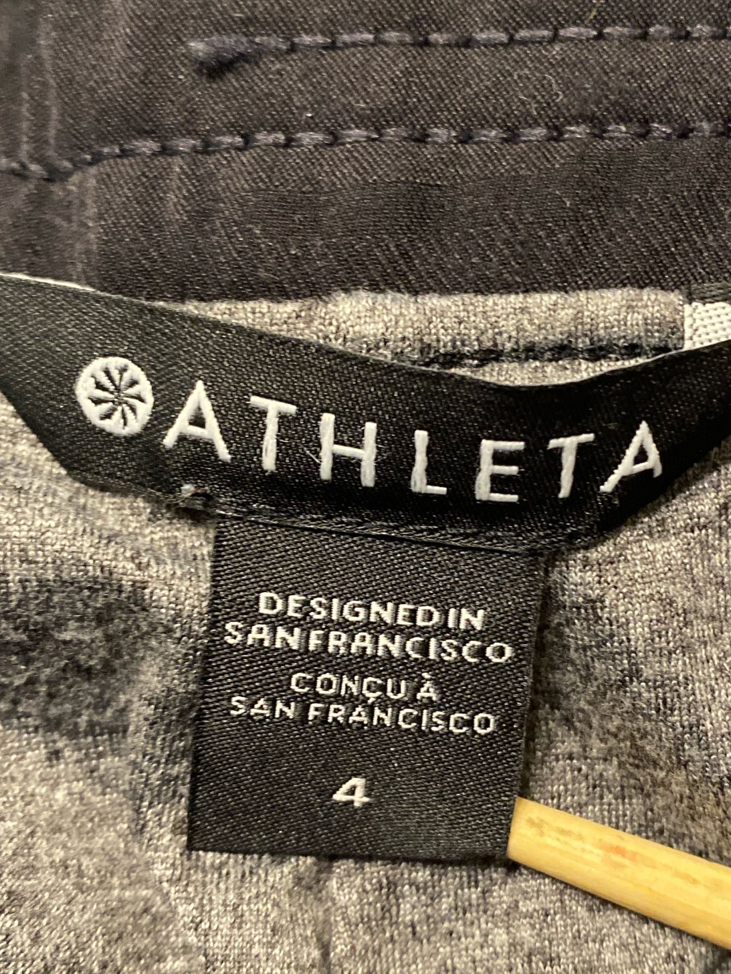 Athleta Black Altitude Polartec Power Stretch Jogger Pants 6