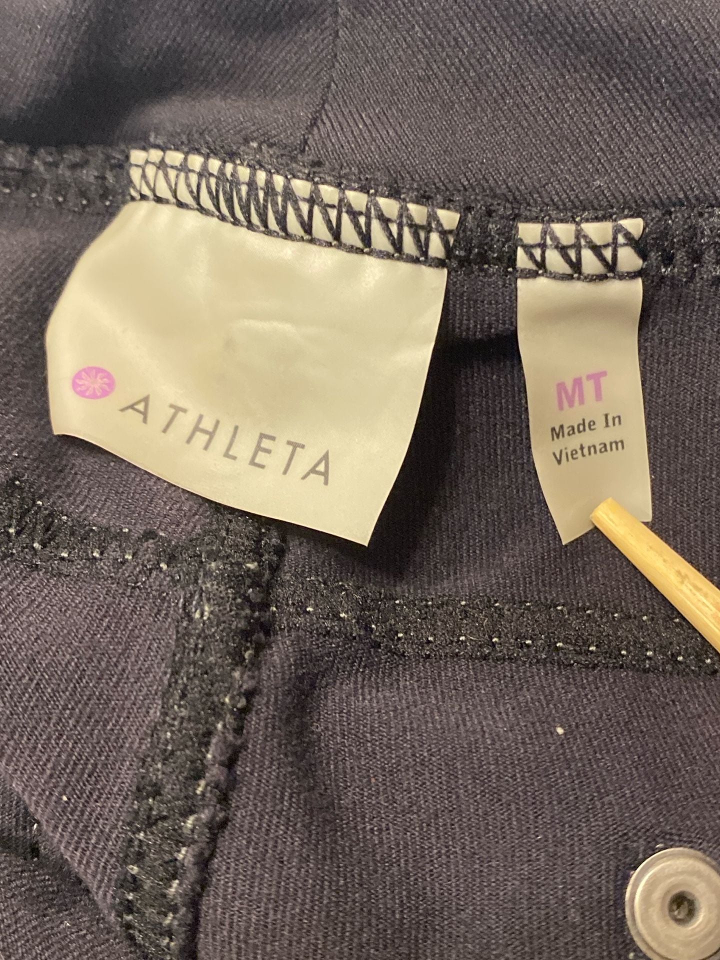 Athleta High Rise Stealth Slim Flare Pant in Black 7