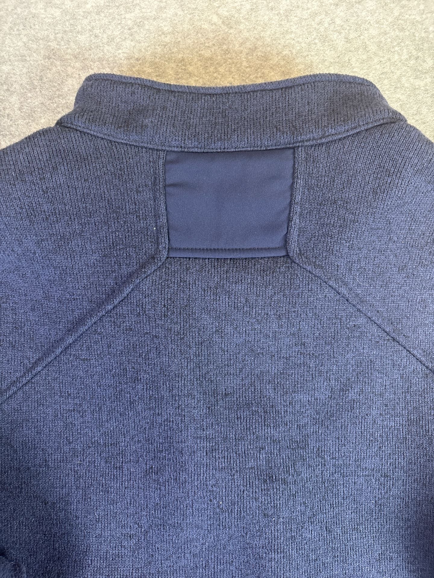 Under Armour Specialist Sweater Fleece Quarter Zip Pullover Navy Blue Size Large 9