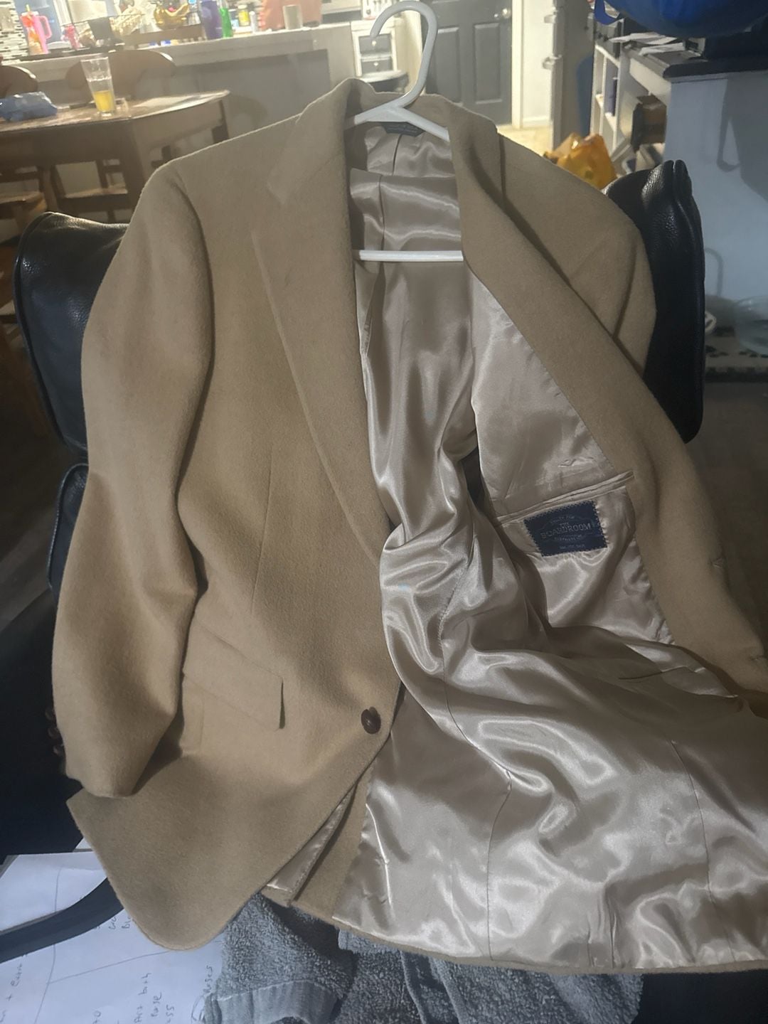 The Boardroom Camel Hair Blazer Sport Coat 1