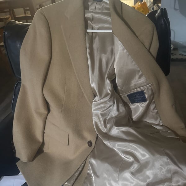 The Boardroom Camel Hair Blazer Sport Coat