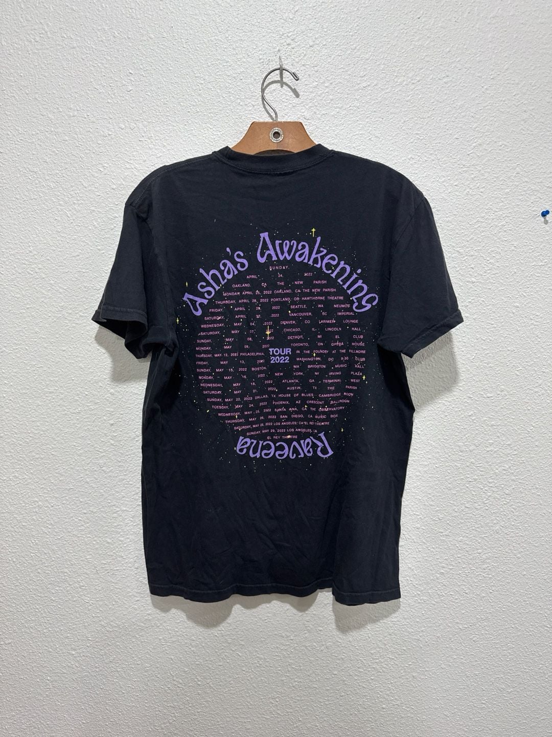 Raveena Asha's Awakening 2022 Tour T-Shirt Size M 5