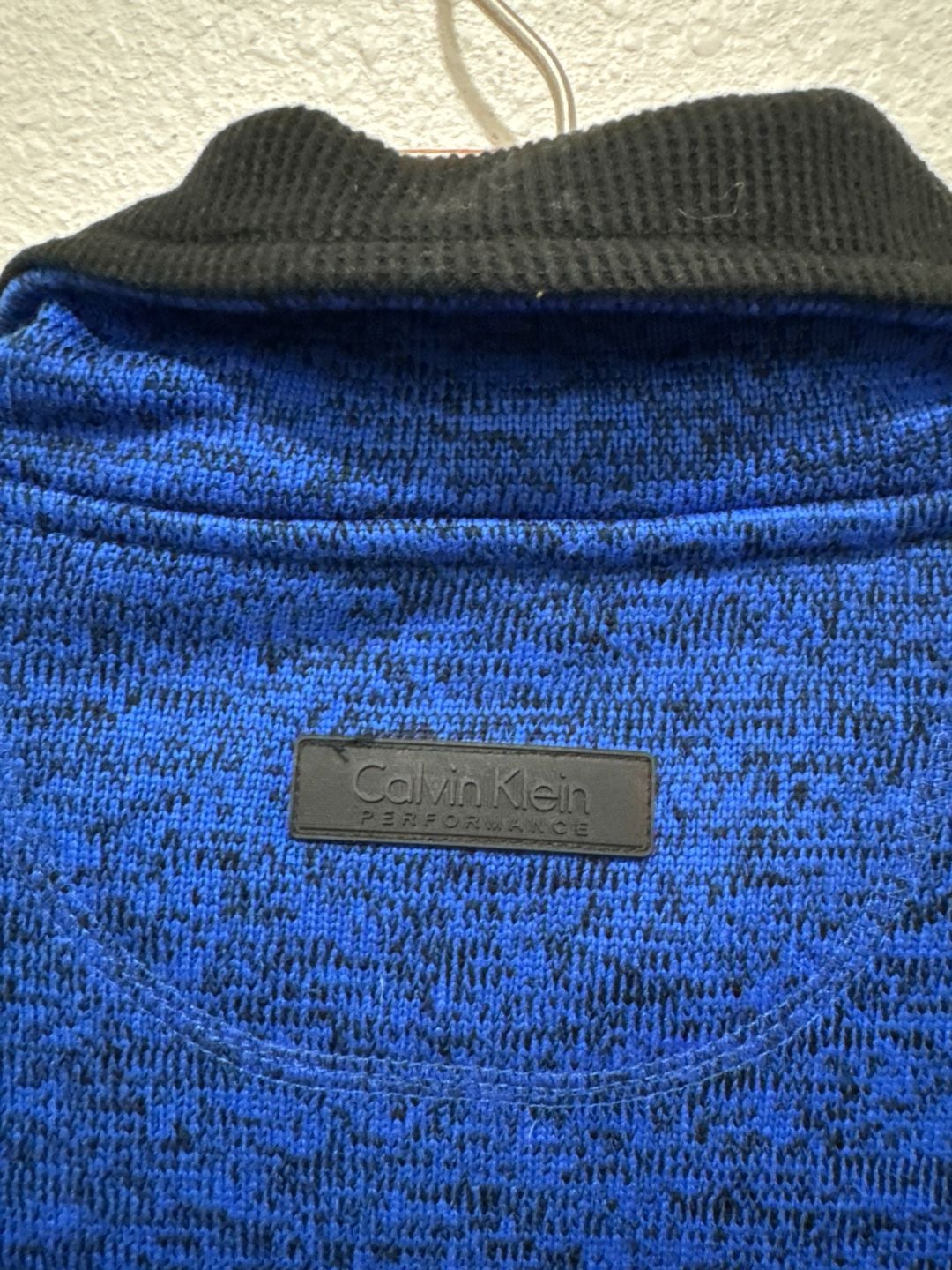 Calvin Klein Performance Quick Dry Full Zip Jacket Blue Heathered Medium 7