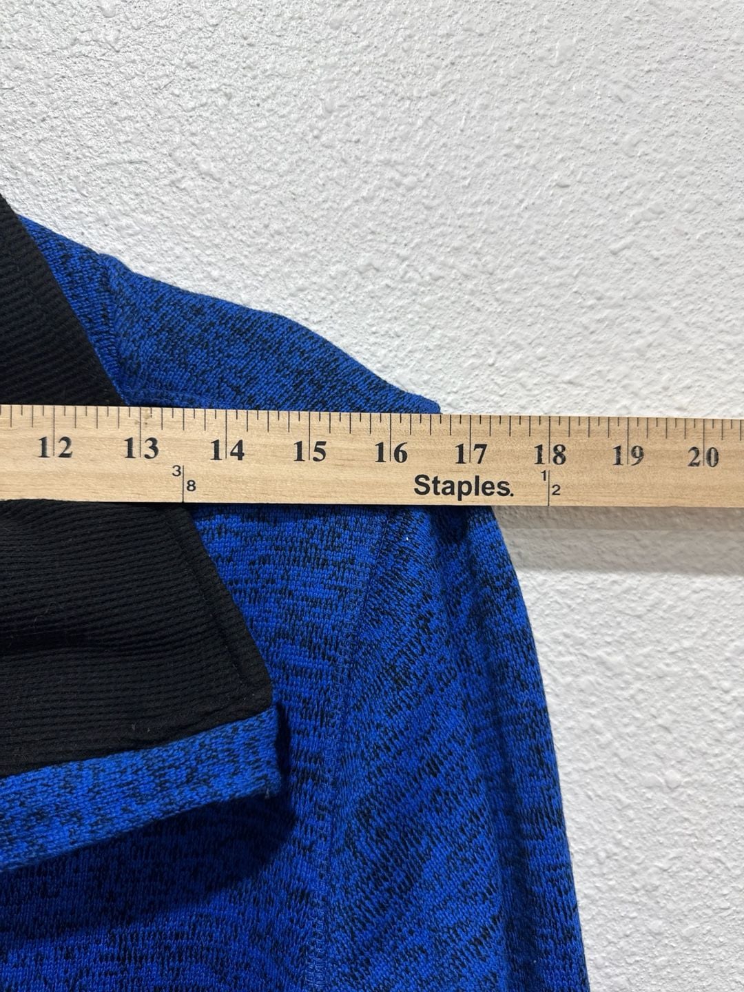 Calvin Klein Performance Quick Dry Full Zip Jacket Blue Heathered Medium 9