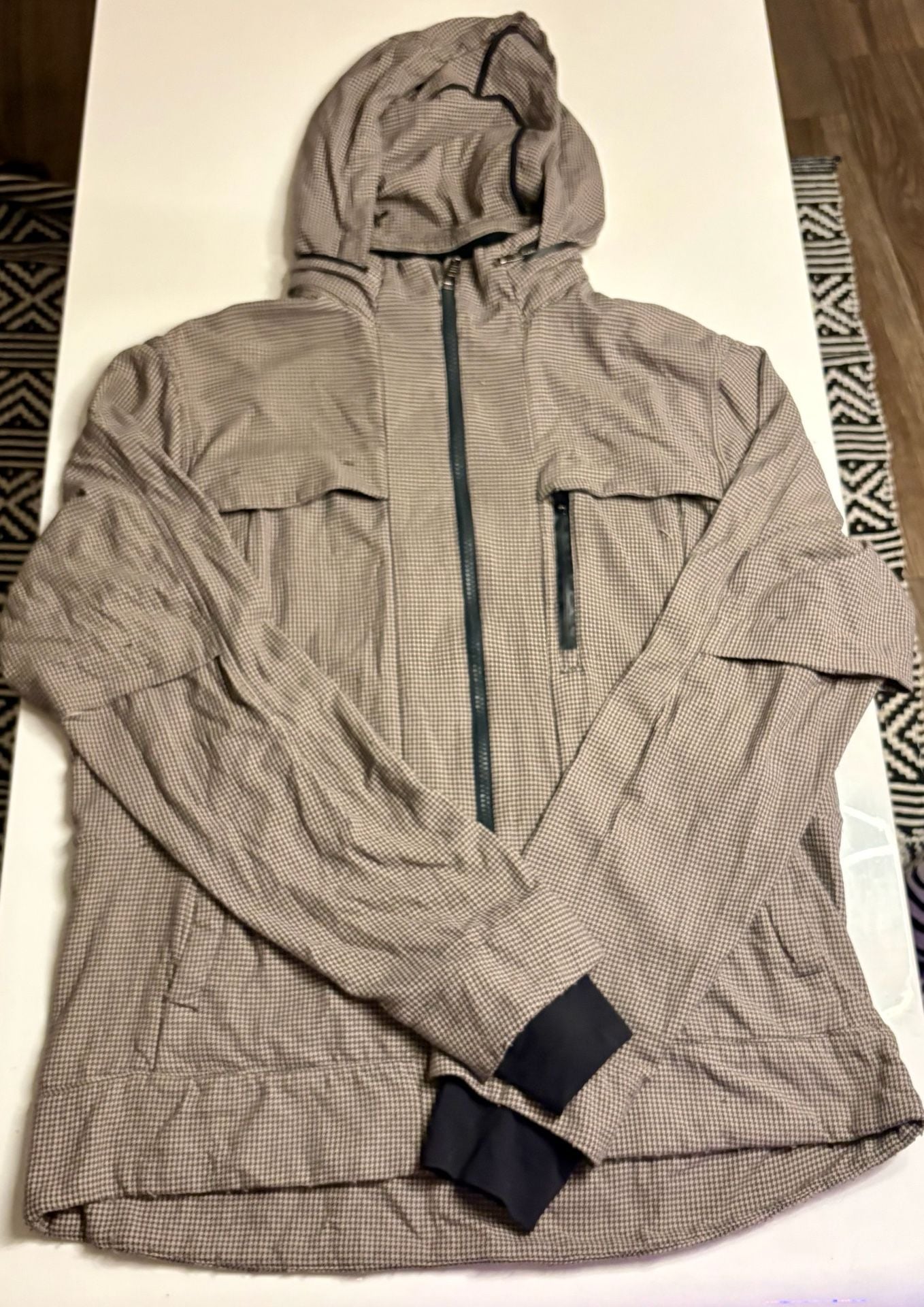 Lululemon Men's Relay Jacket Houndstooth Size L 2