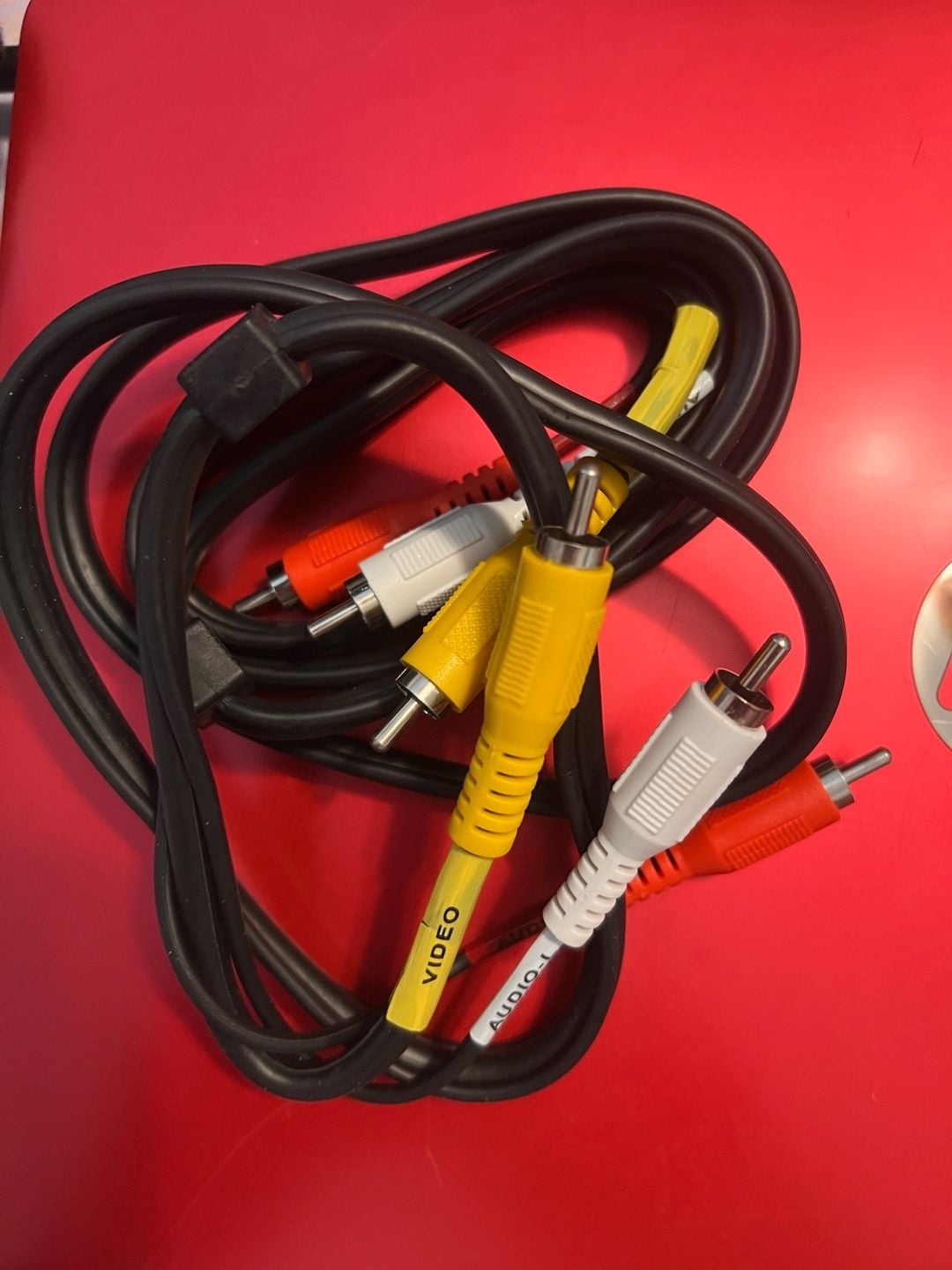 Generic Composite RCA Audio Video AV Cable - Yellow, White, Red 1