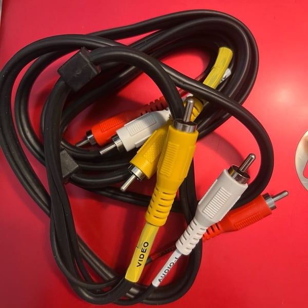 Generic Composite RCA Audio Video AV Cable - Yellow, White, Red