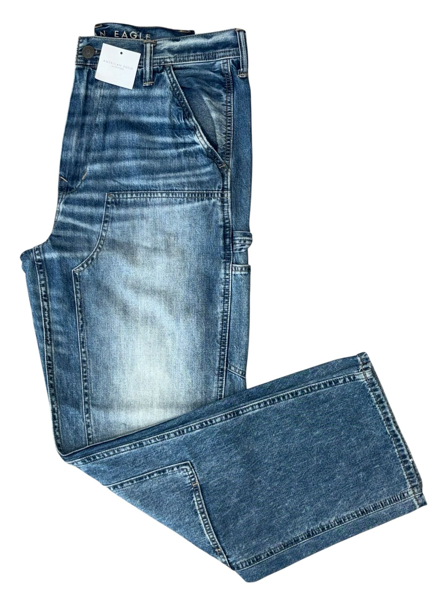American Eagle Carpenter Double Knee Jeans 34x34 4