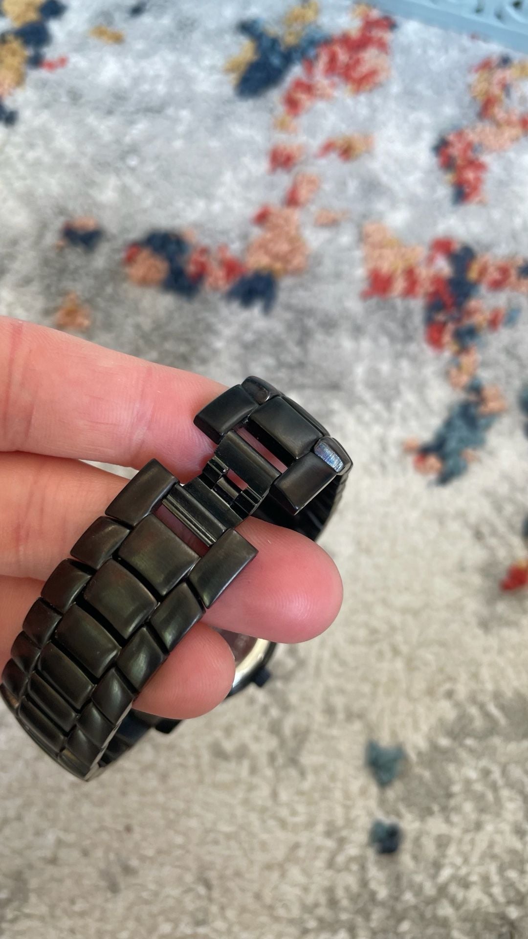 Vintage Andrew Fezza AF 1011 Black Stainless Steel Watch 5