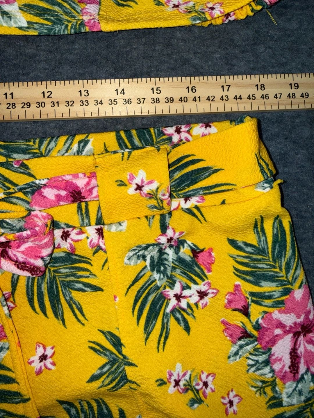 No Boundaries Tropical Floral Crop Top and Shorts 2-Piece Set XXL (19) 5