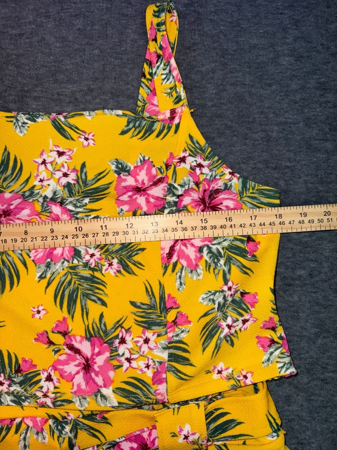 No Boundaries Tropical Floral Crop Top and Shorts 2-Piece Set XXL (19) 7