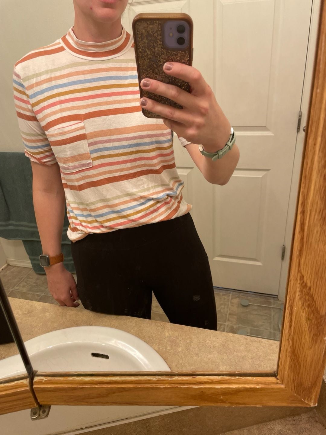Böhme Striped Womens Shirt | Size Medium | Lightweight & Stretchy 4
