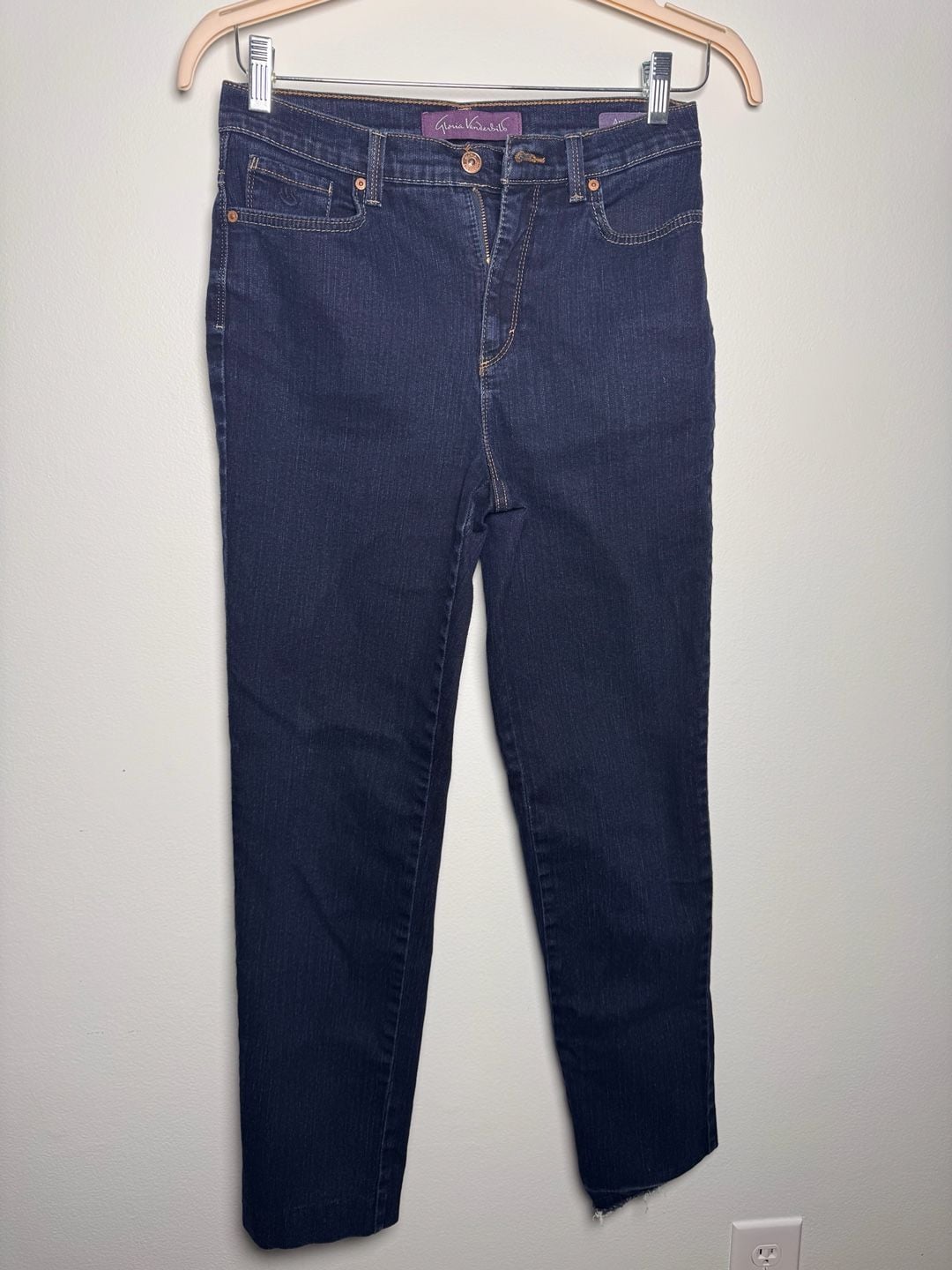 Gloria Vanderbilt Amanda High Rise Tapered Jeans Size 6 Average 2