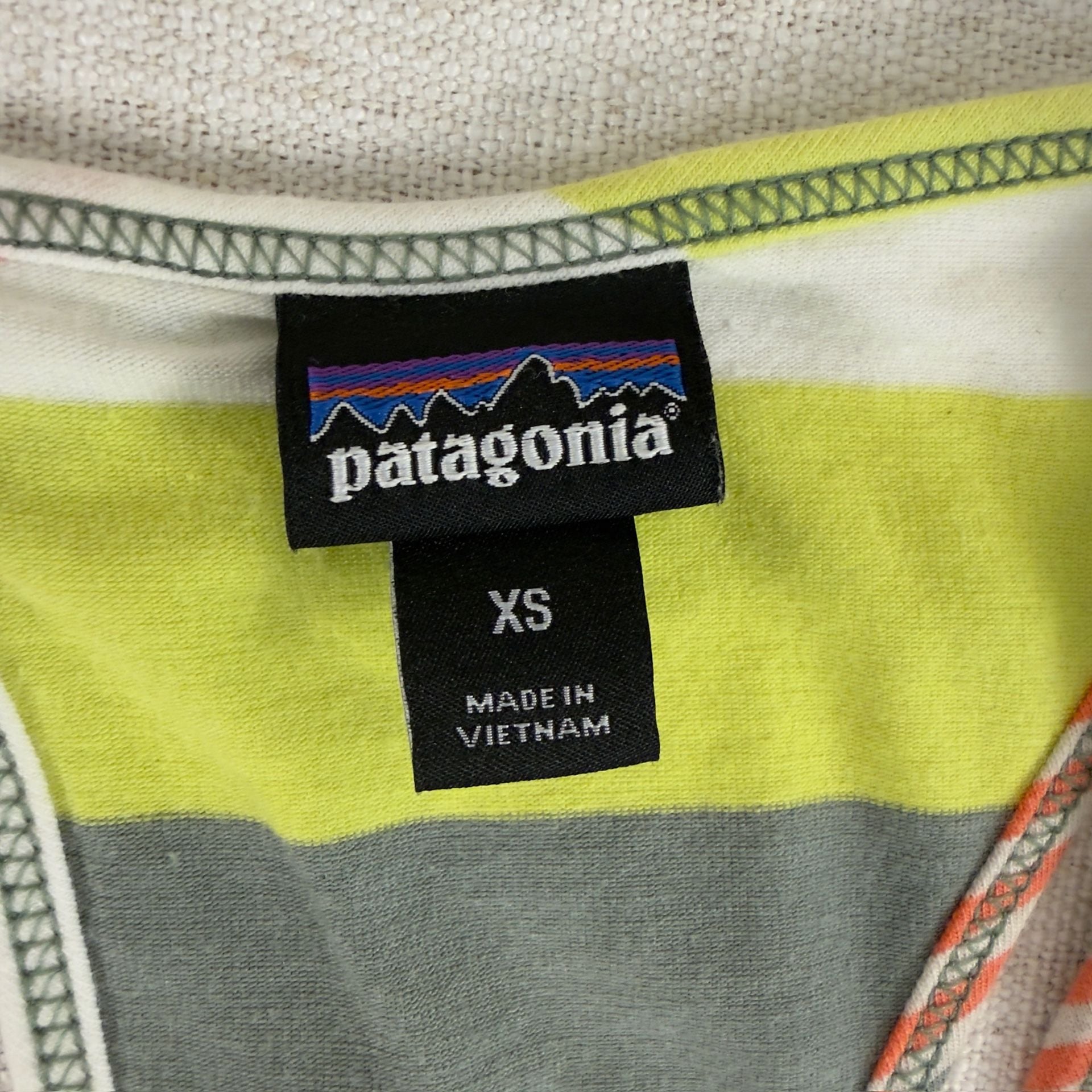 Patagonia Womens West Ashley Dress Fitz Stripe Micro: Hemlock Green, 3
