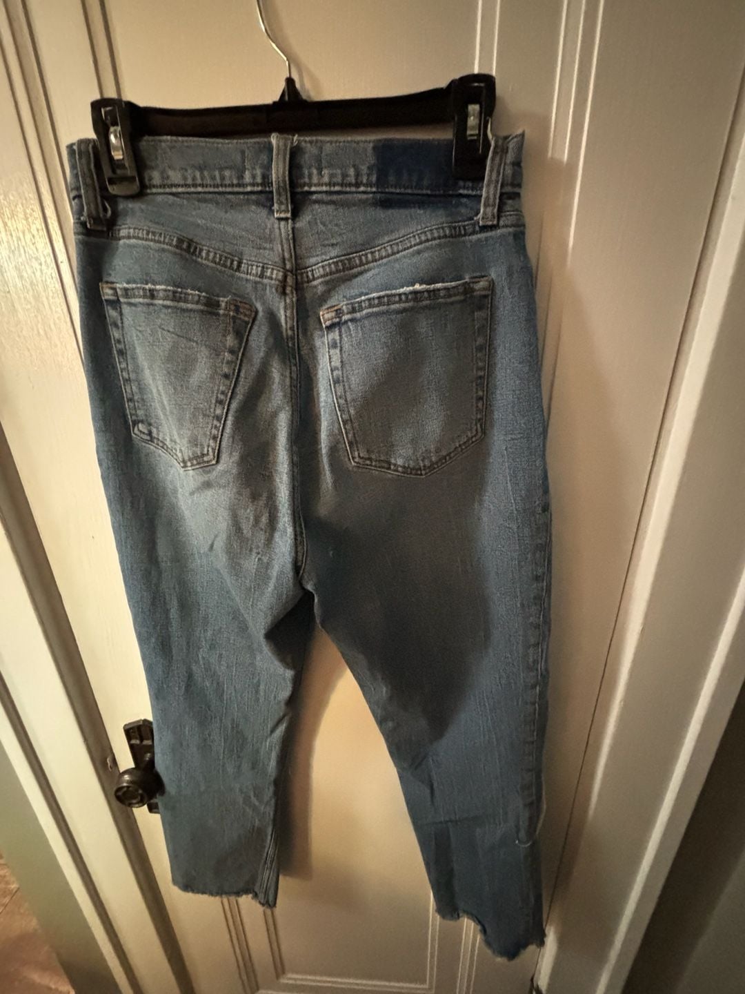 Abercrombie & Fitch Curve Love Ultra High Rise Ankle Straight Jeans Size 29/8R 4