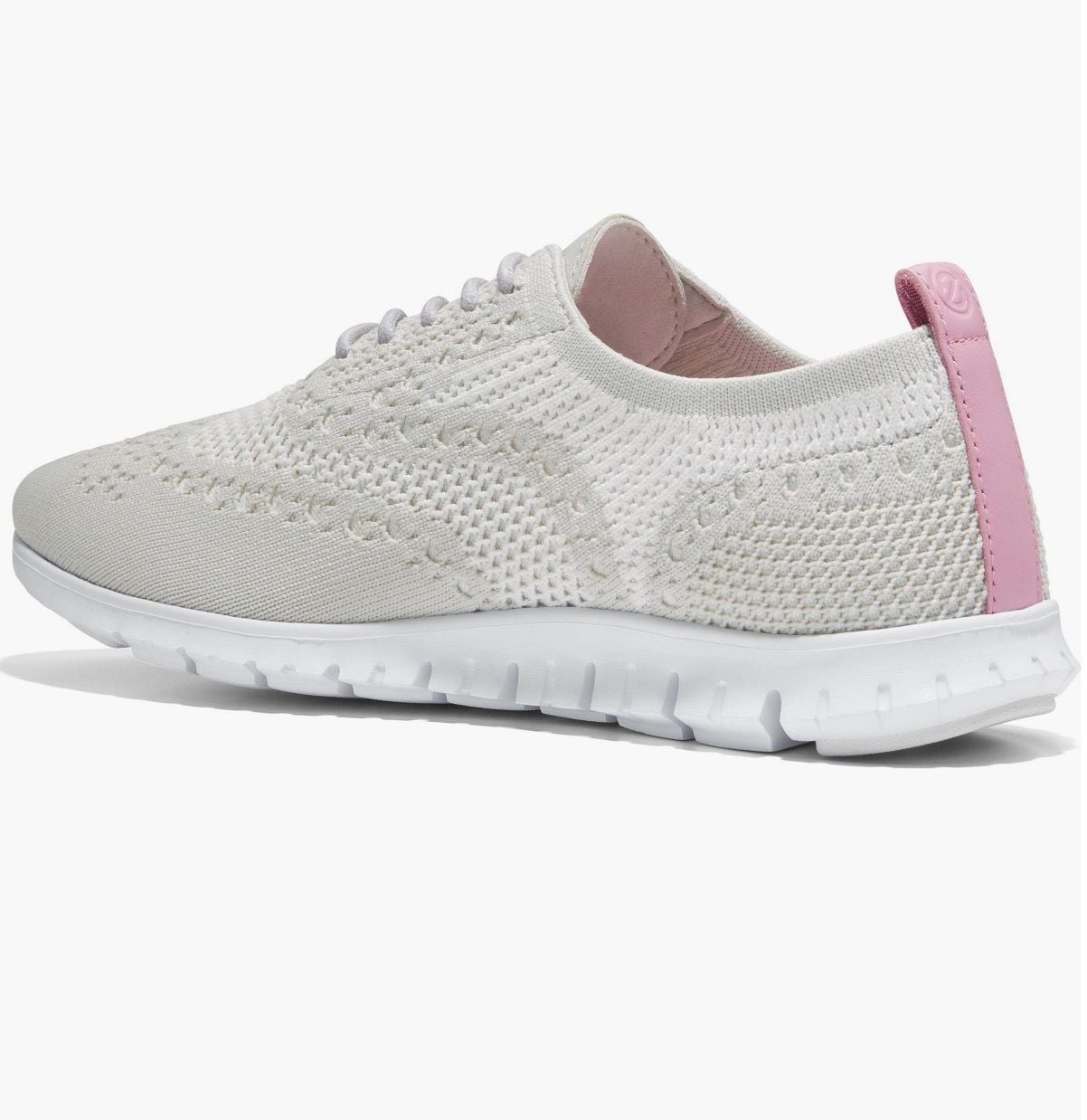 Cole Haan Women's 2.ZEROGRAND Stitchlite Oxford Sneaker White/Pink 2