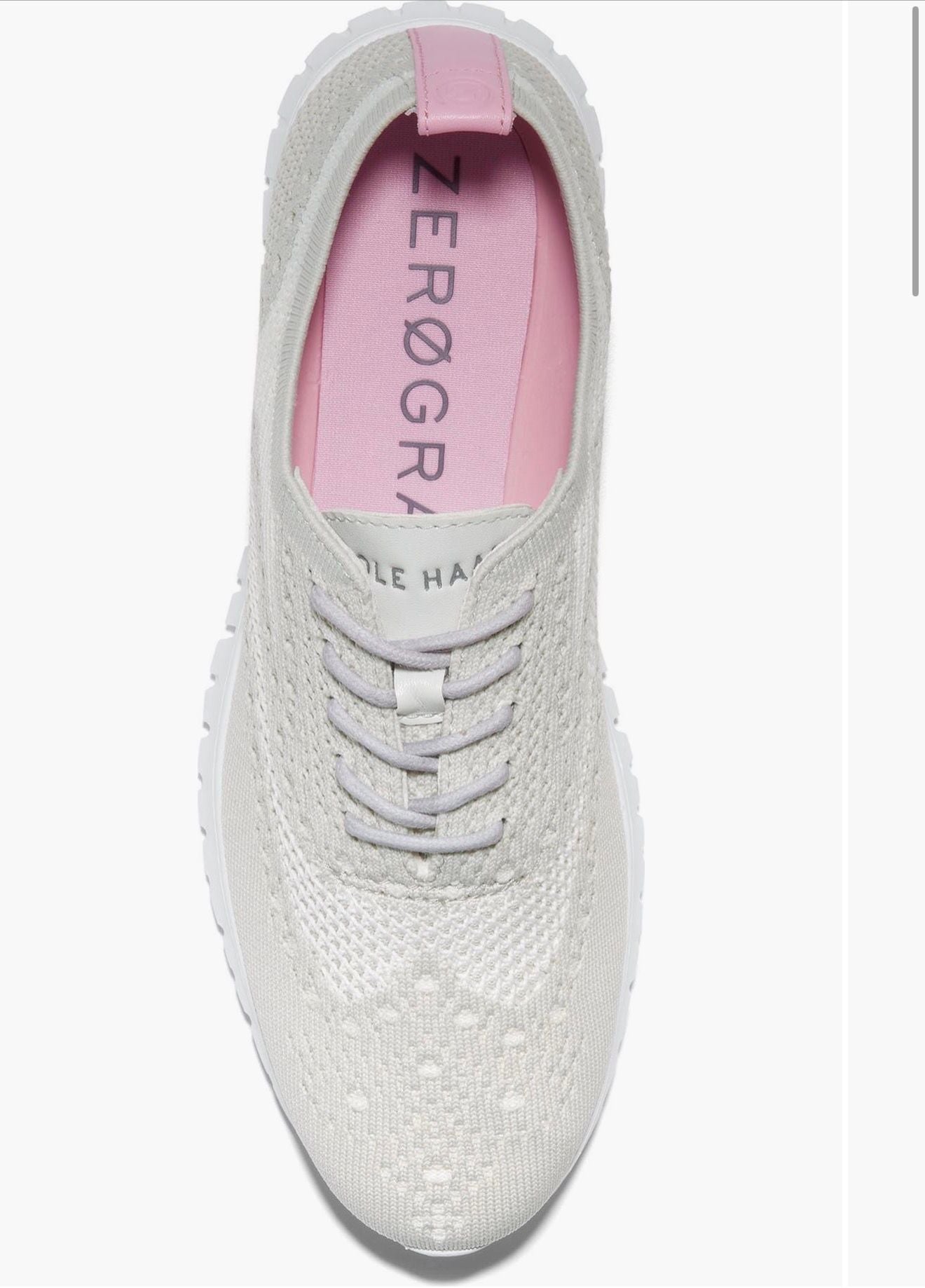 Cole Haan Women's 2.ZEROGRAND Stitchlite Oxford Sneaker White/Pink 4