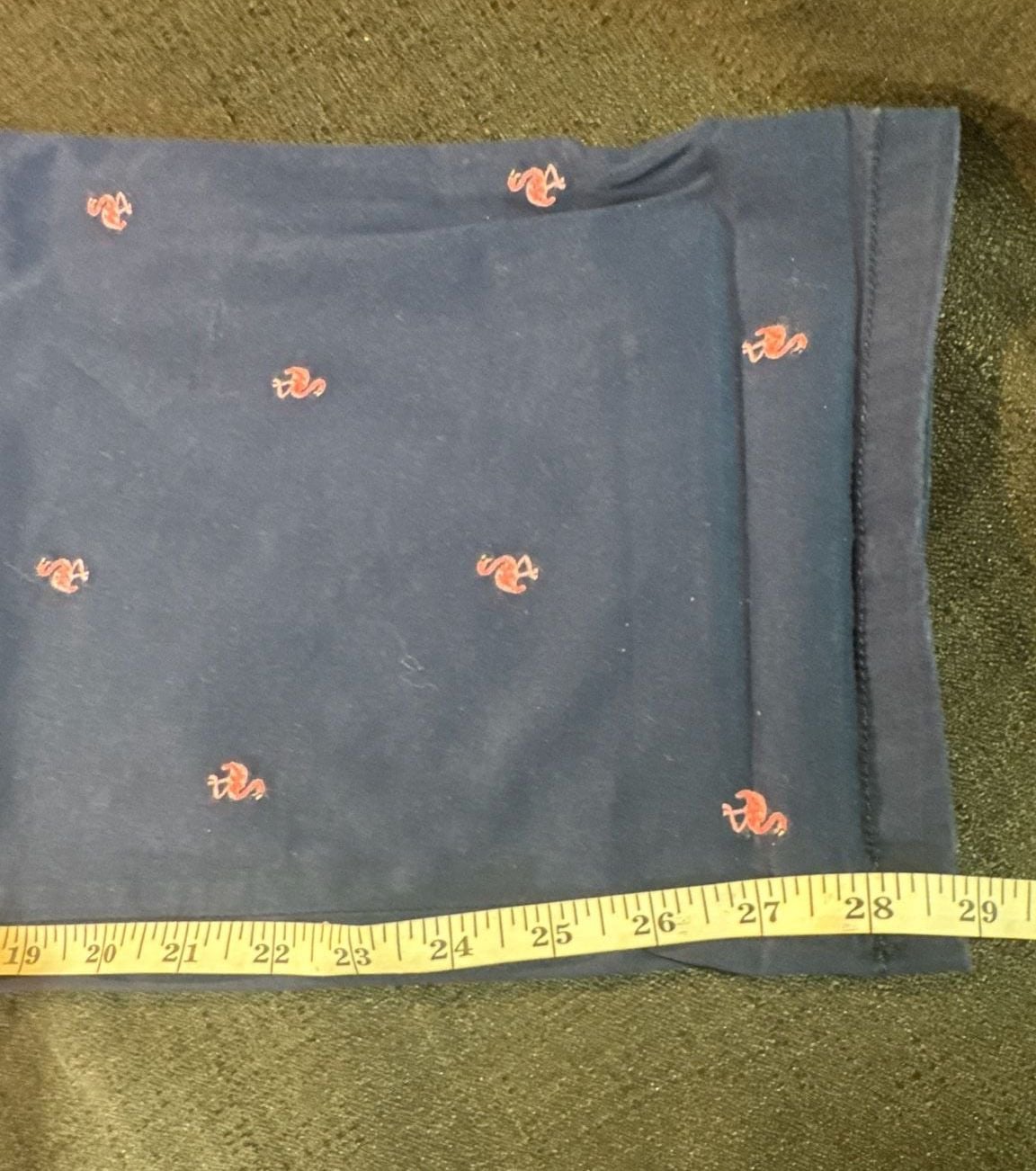 Talbots Relaxed Chino Flamingo Embroidered Pants Size 24W Plus 11
