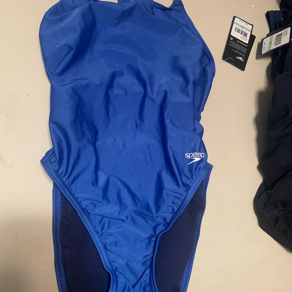 Speedo Women's ProLT Flyback One Piece Swimsuit Blue Size 8/34