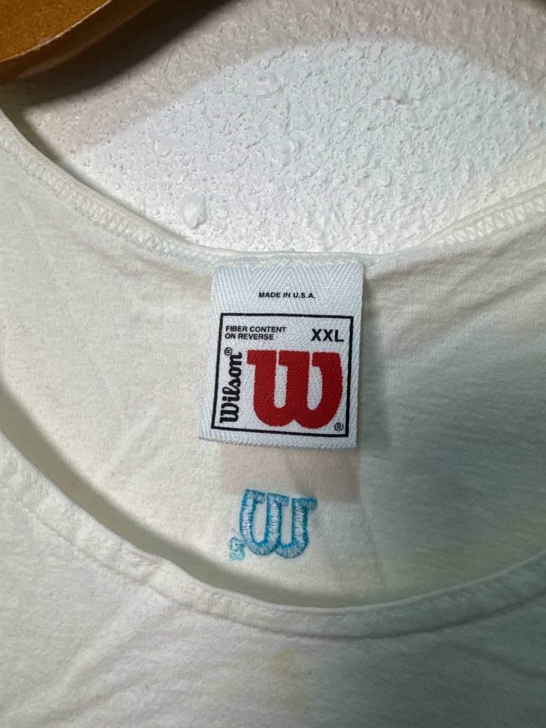 Vintage Wilson Athleticwear Graphic Tank Top White Size XXL 3