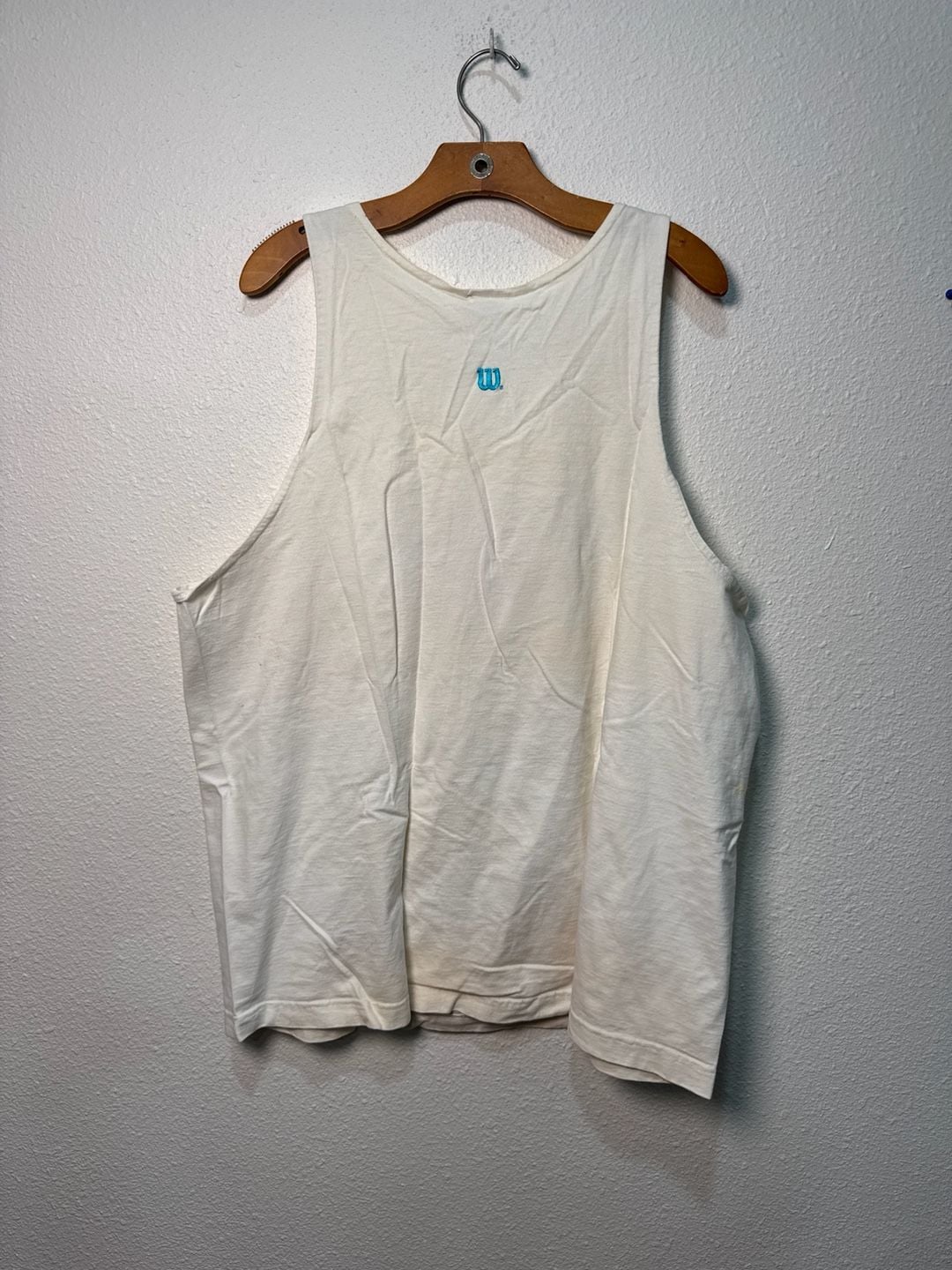 Vintage Wilson Athleticwear Graphic Tank Top White Size XXL 5
