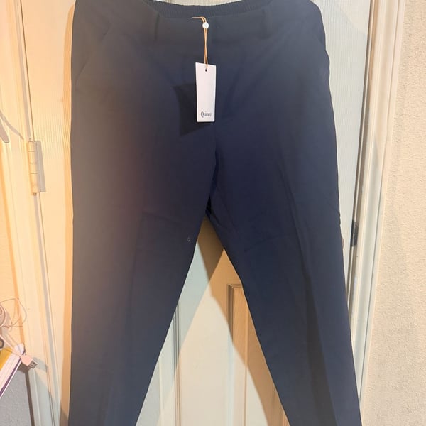 Quince Ultra-Stretch 24/7 Smart Pant Navy Blue