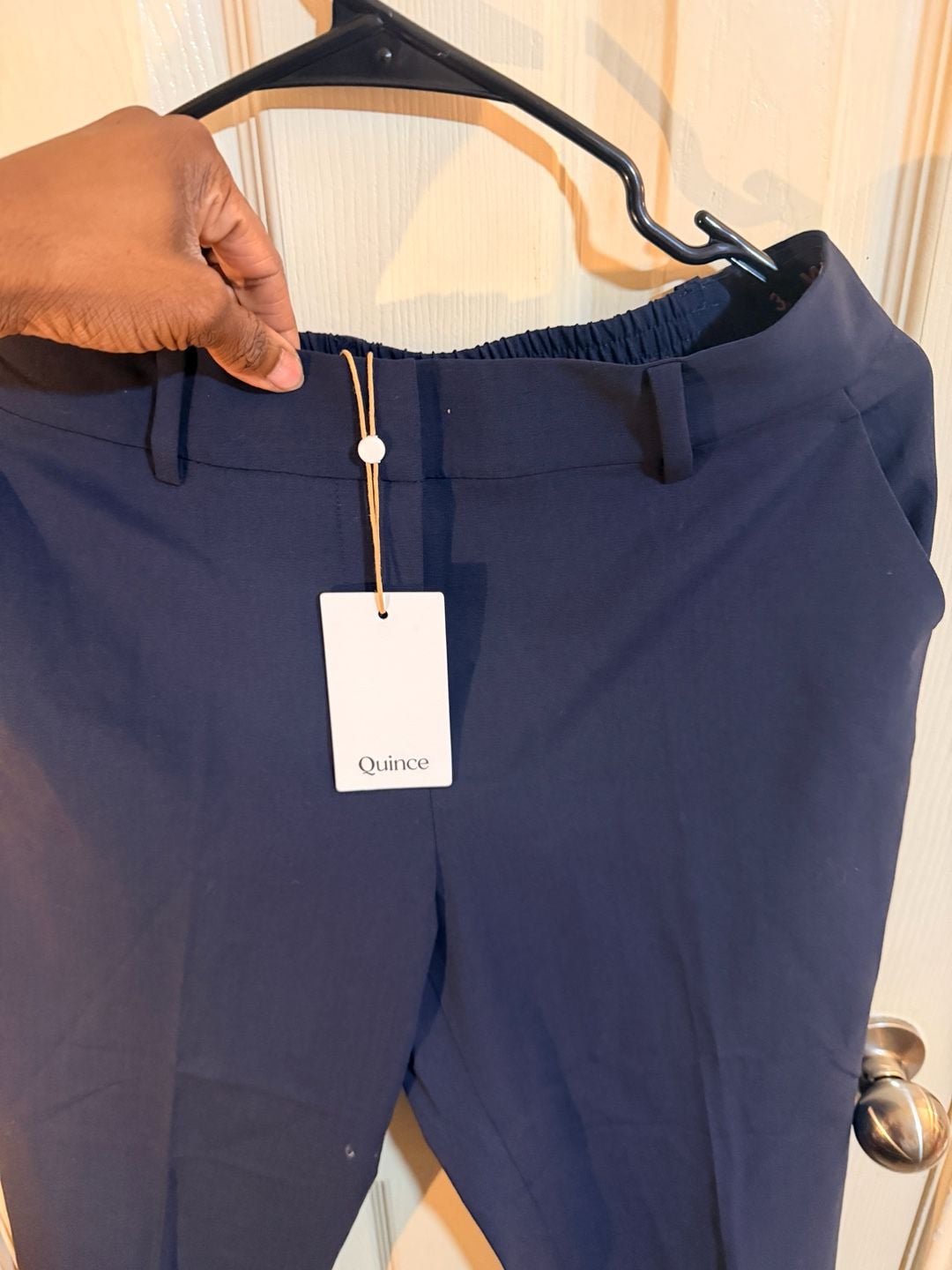 Quince Ultra-Stretch 24/7 Smart Pant Navy Blue 3