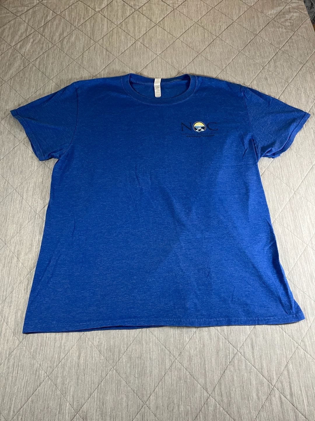 Jerzees Nantahala Outdoor Center NOC Gatlinburg TN Blue T-Shirt Size L 2