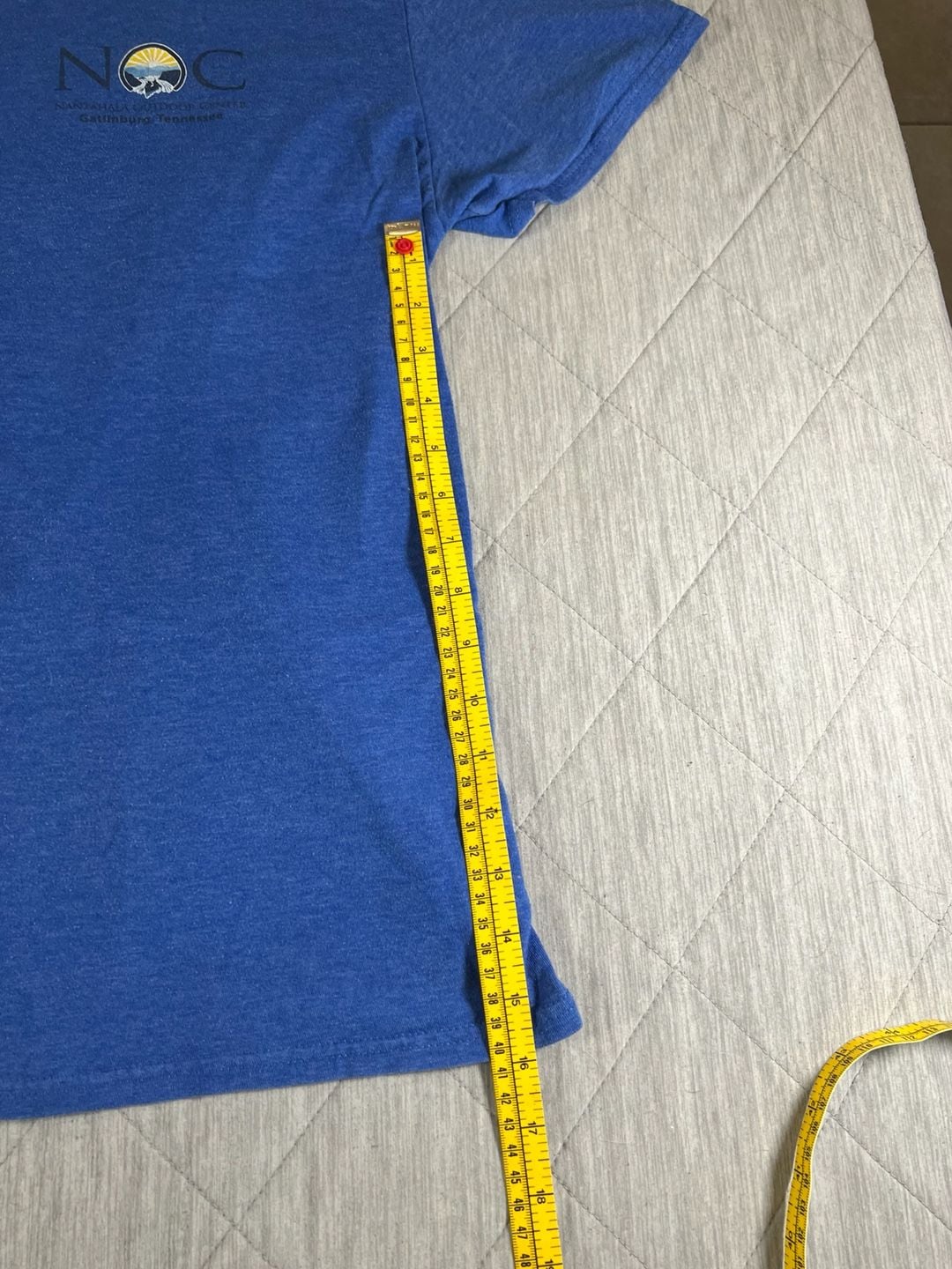 Jerzees Nantahala Outdoor Center NOC Gatlinburg TN Blue T-Shirt Size L 9