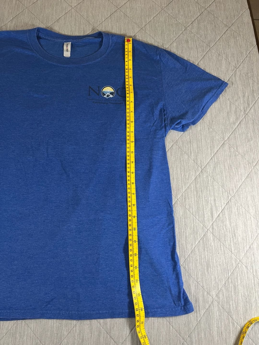 Jerzees Nantahala Outdoor Center NOC Gatlinburg TN Blue T-Shirt Size L 10