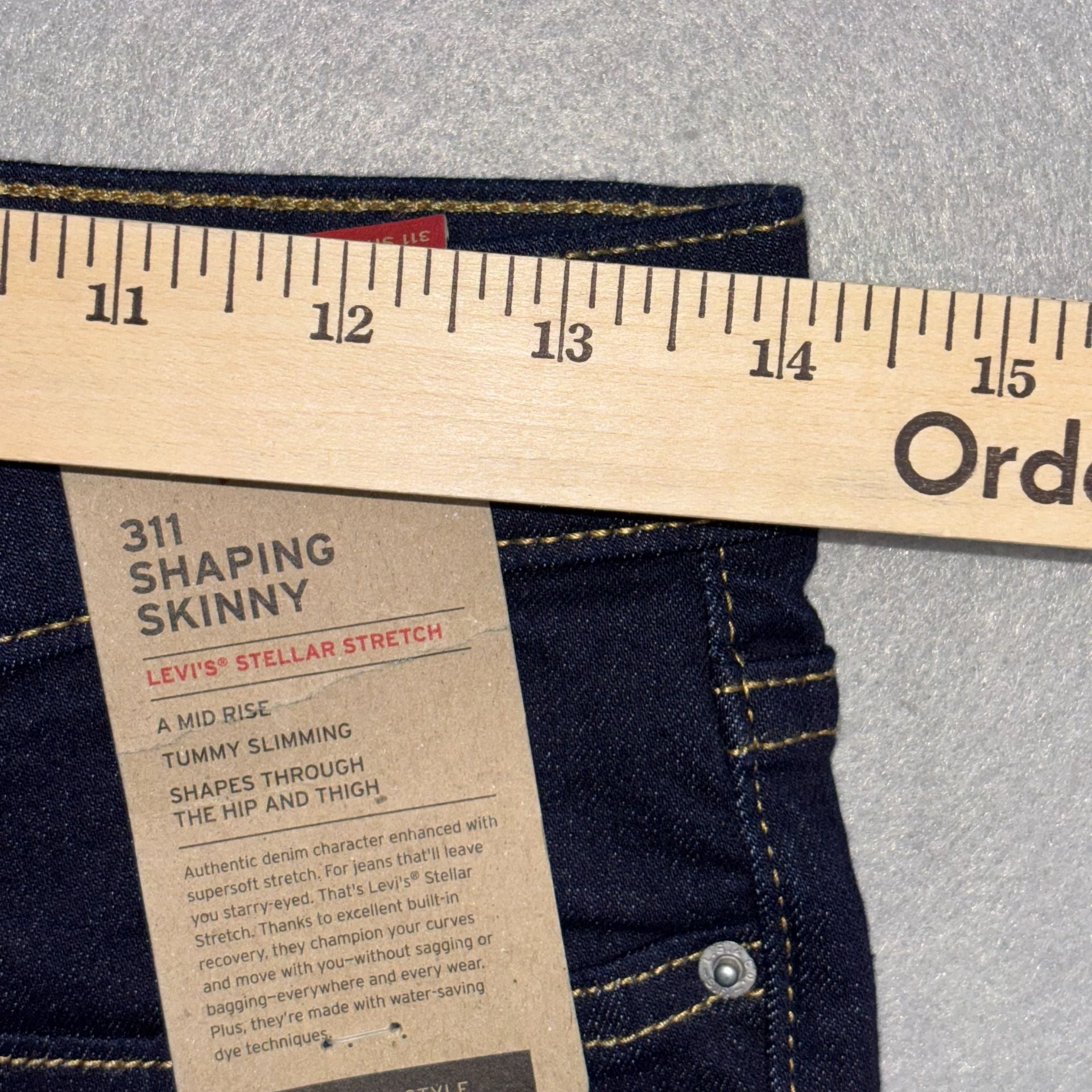 Levi's 311 Shaping Skinny Jeans Womens Size 28 x 28 13