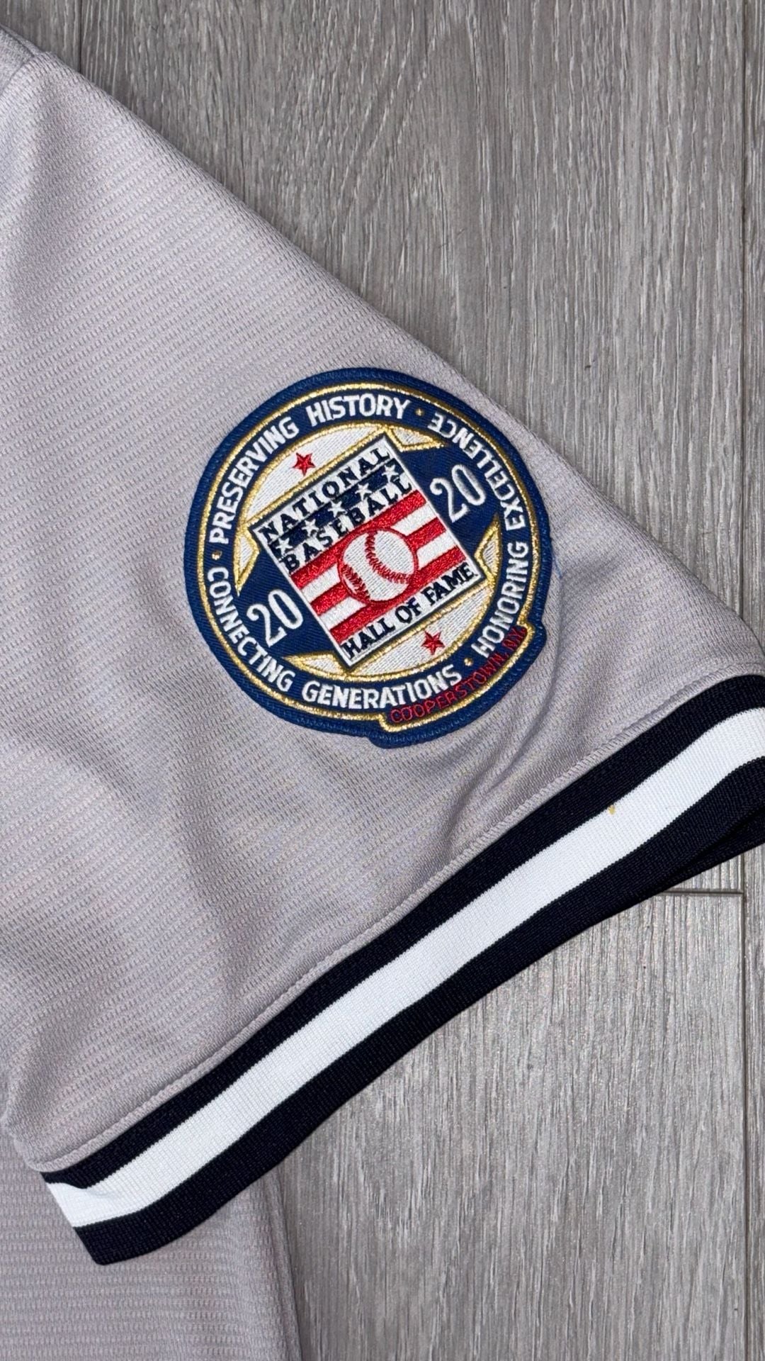 Authentic Nike NY Yankees Derek Jeter 2 Road Jersey 2020 Hall of Fame Patch -XL 8