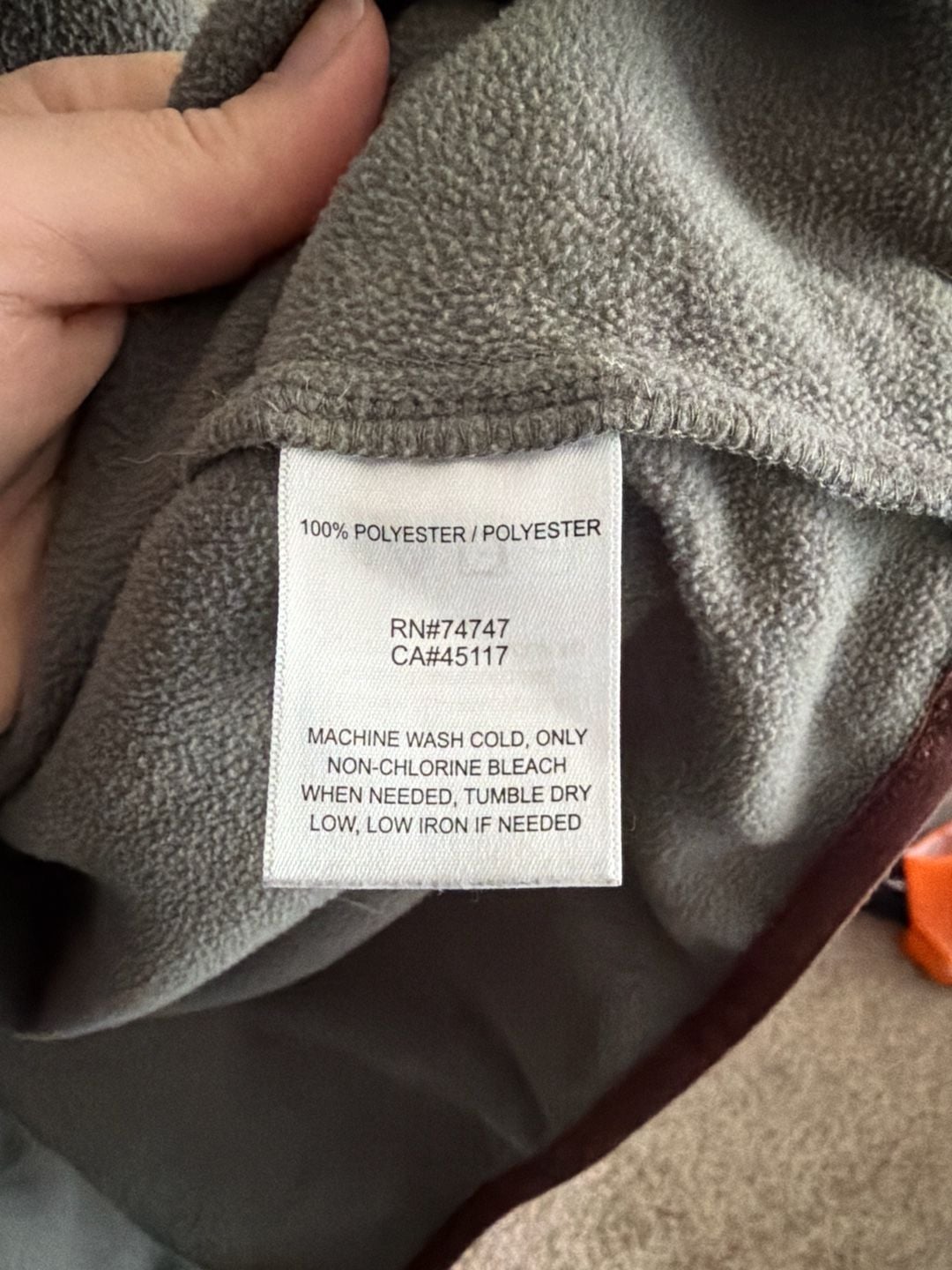 Ascend Men's Snap-Button Fleece Pullover Grey Size M 5