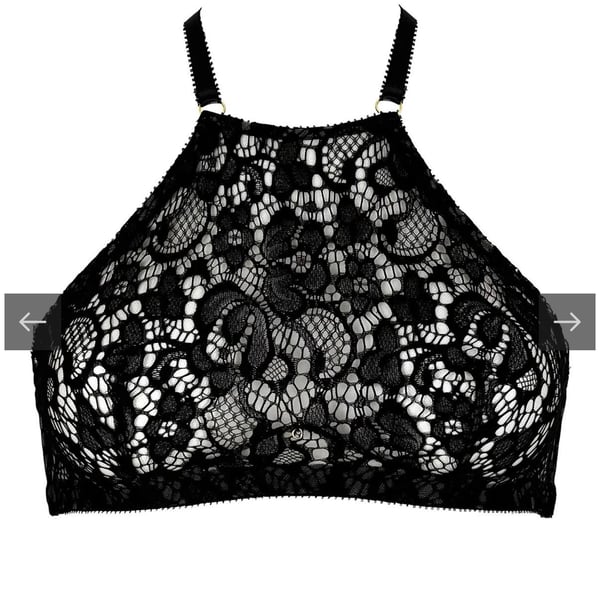 Edge o' Beyond Annie High Neck Bralette Size 1-2