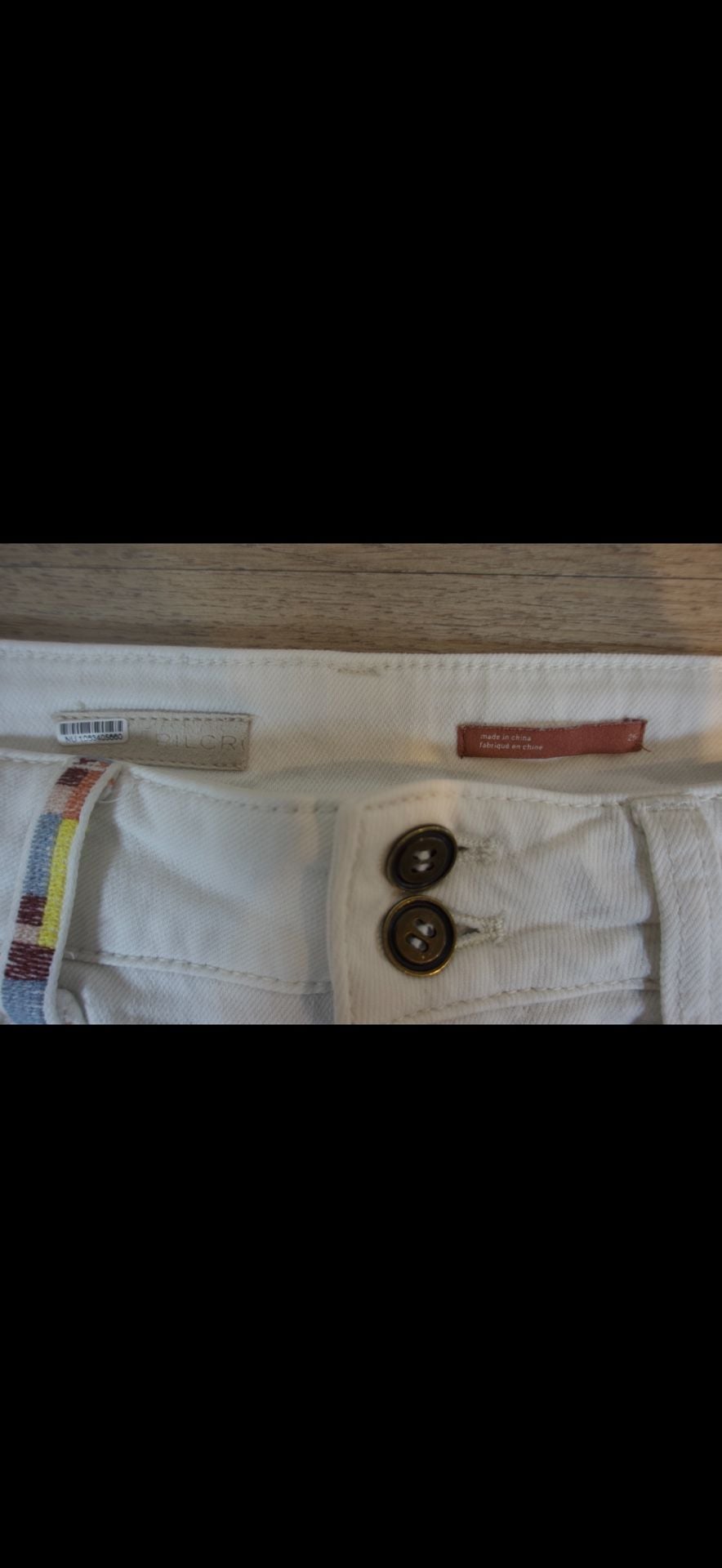 Pilcro by Anthropologie Paint Splatter Patched Carpenter Pants Size 26 6