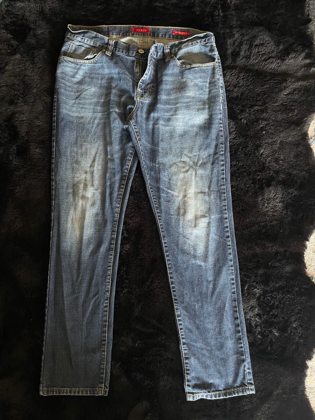 Guess Medium Rise Tapered Slim Jeans 6