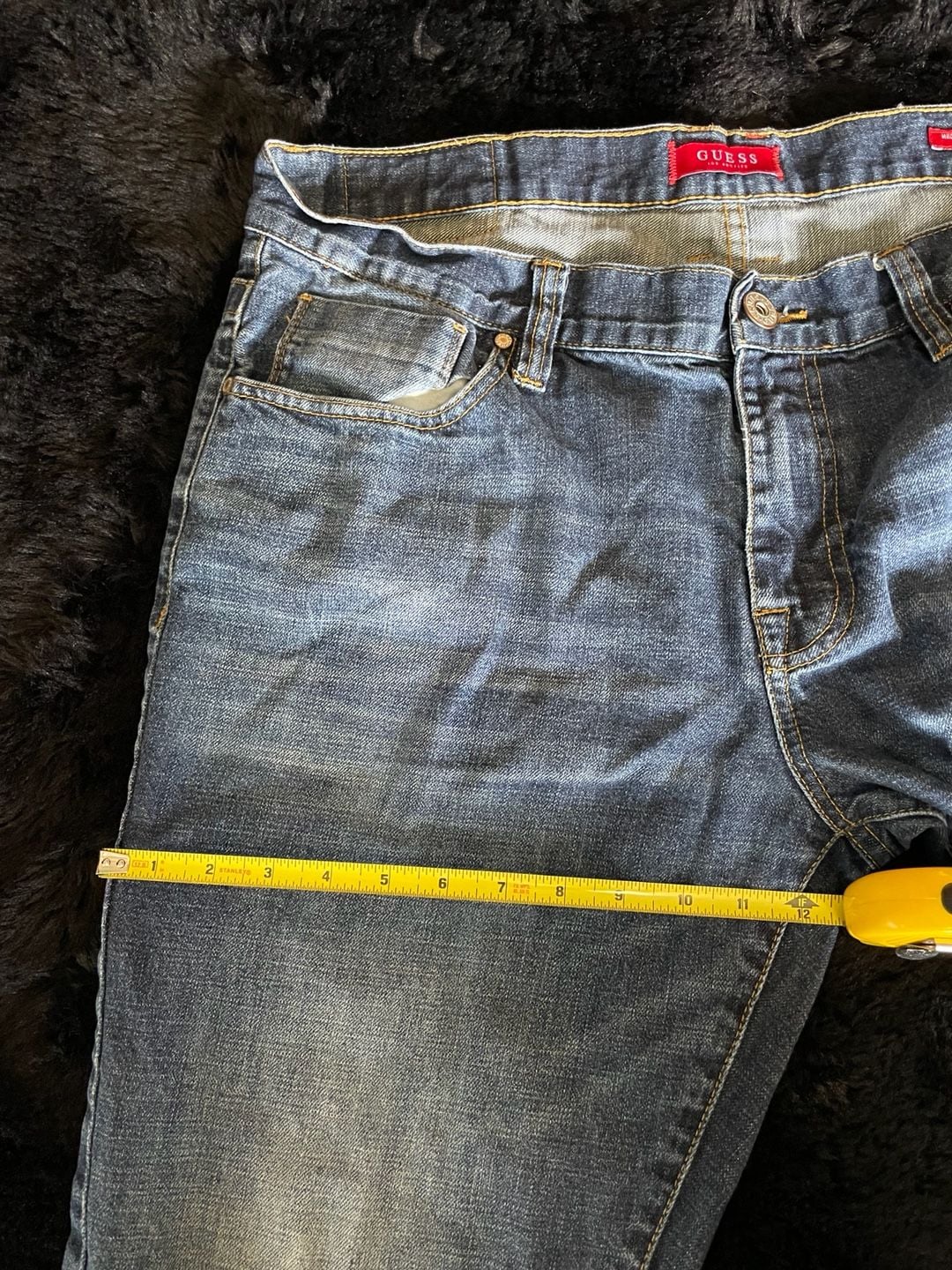 Guess Medium Rise Tapered Slim Jeans 10