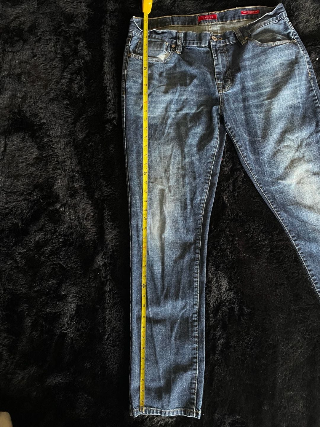 Guess Medium Rise Tapered Slim Jeans 11