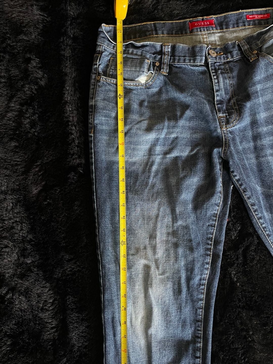 Guess Medium Rise Tapered Slim Jeans 13