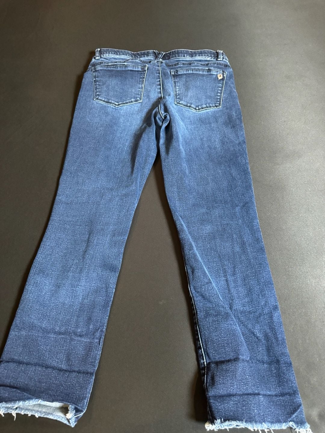 Democracy "Ab"solution Cropped Frayed Hem Jeans Size 6 7