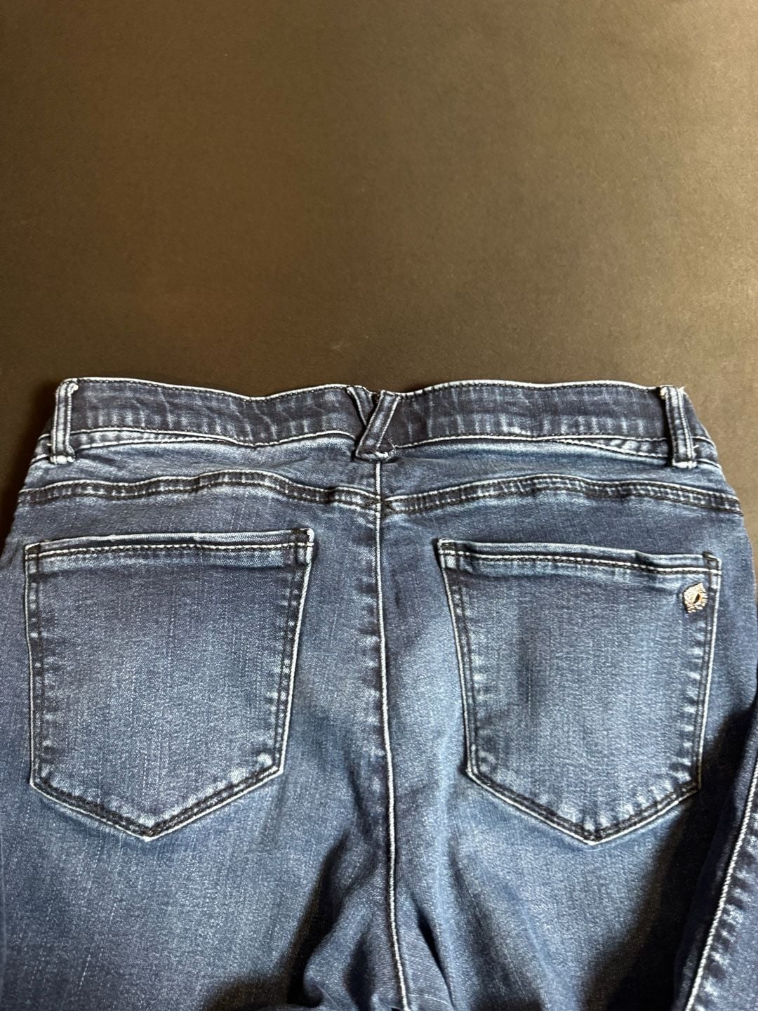 Democracy "Ab"solution Cropped Frayed Hem Jeans Size 6 8