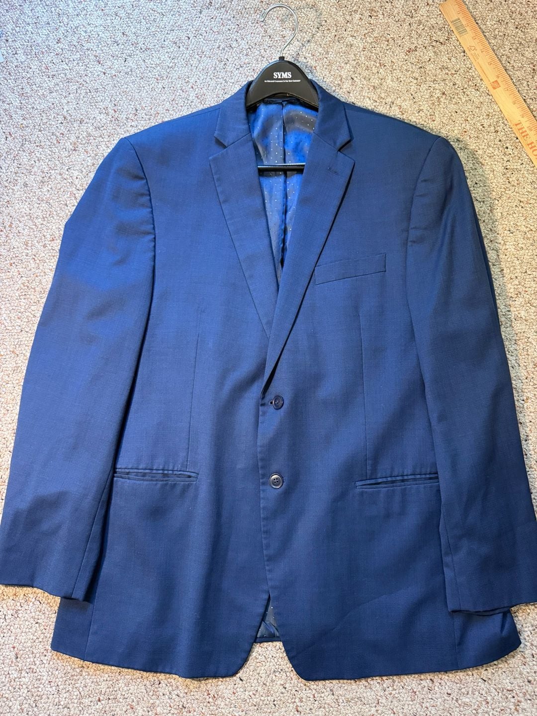 Collection by Michael Strahan Blue 2-Piece Suit Jacket and Trousers 3
