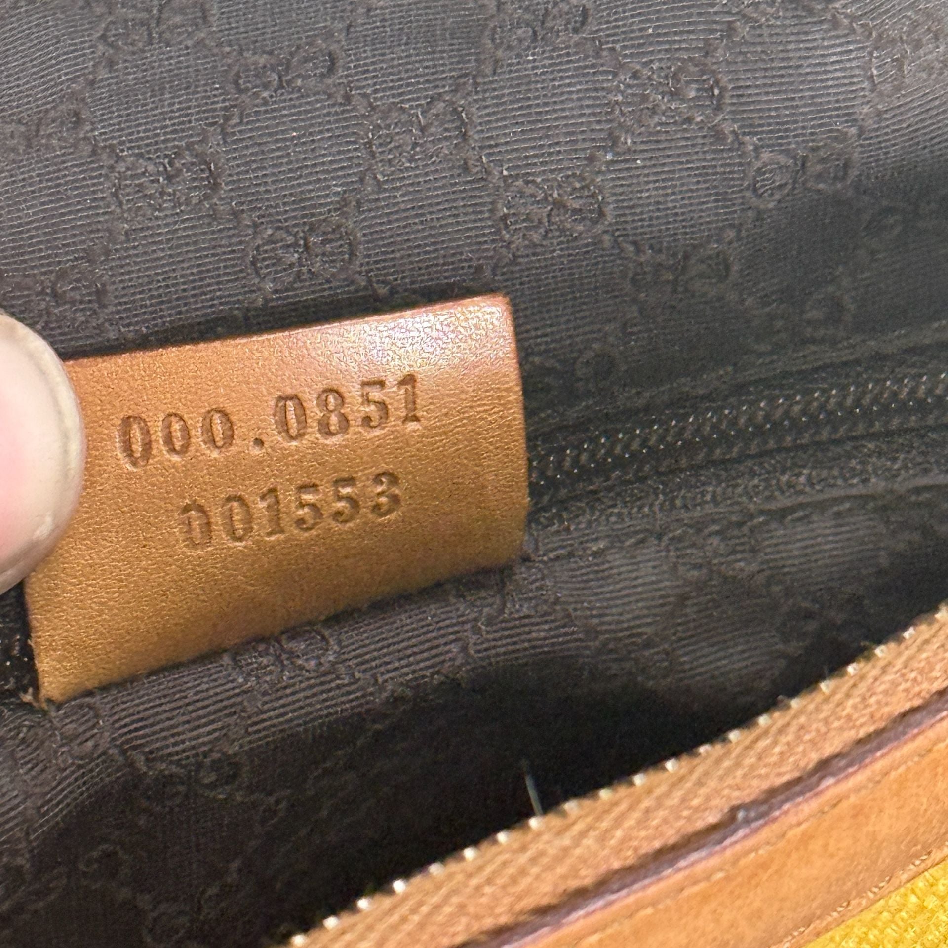 Vintage Gucci Sherry Line Leather Boston Bag Tan Brown 14