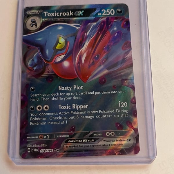 Pokémon Toxicroak ex 131/198 Scarlet & Violet Base Set
