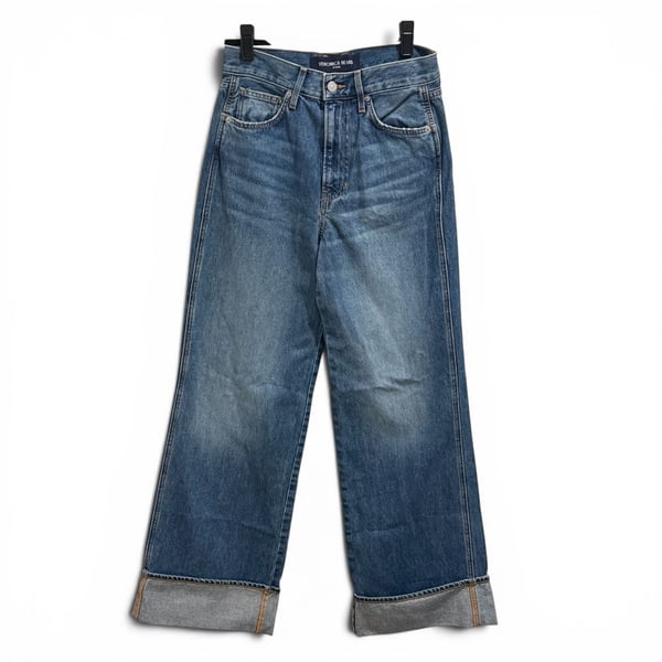 Veronica Beard Taylor Relaxed Wide Leg High Rise Jeans Size 27