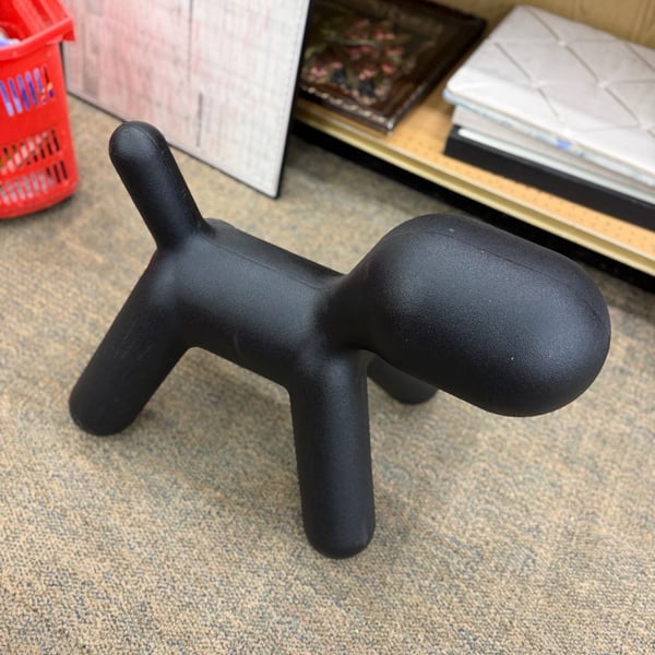 Magis Me Too Puppy Dog Stool by Eero Aarnio, Small, Black