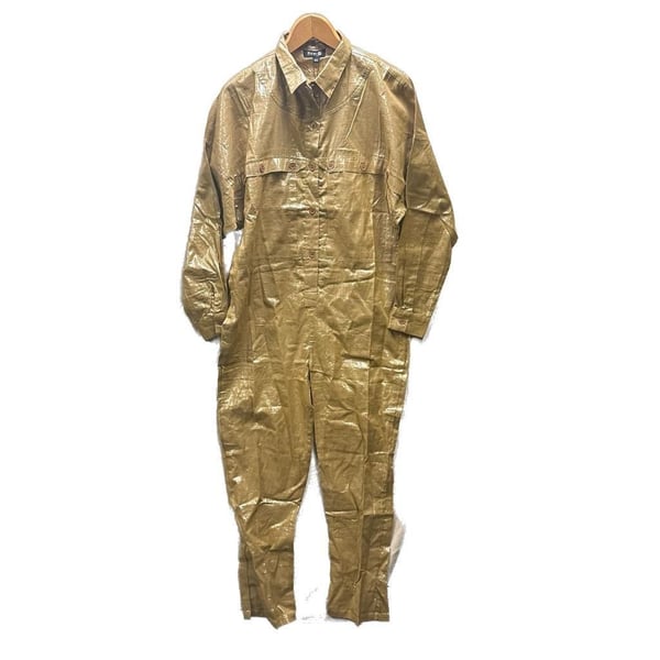 NWT Suzie Kondi Bronze Lurex Teddy Jumpsuit Boiler Suit XS/S