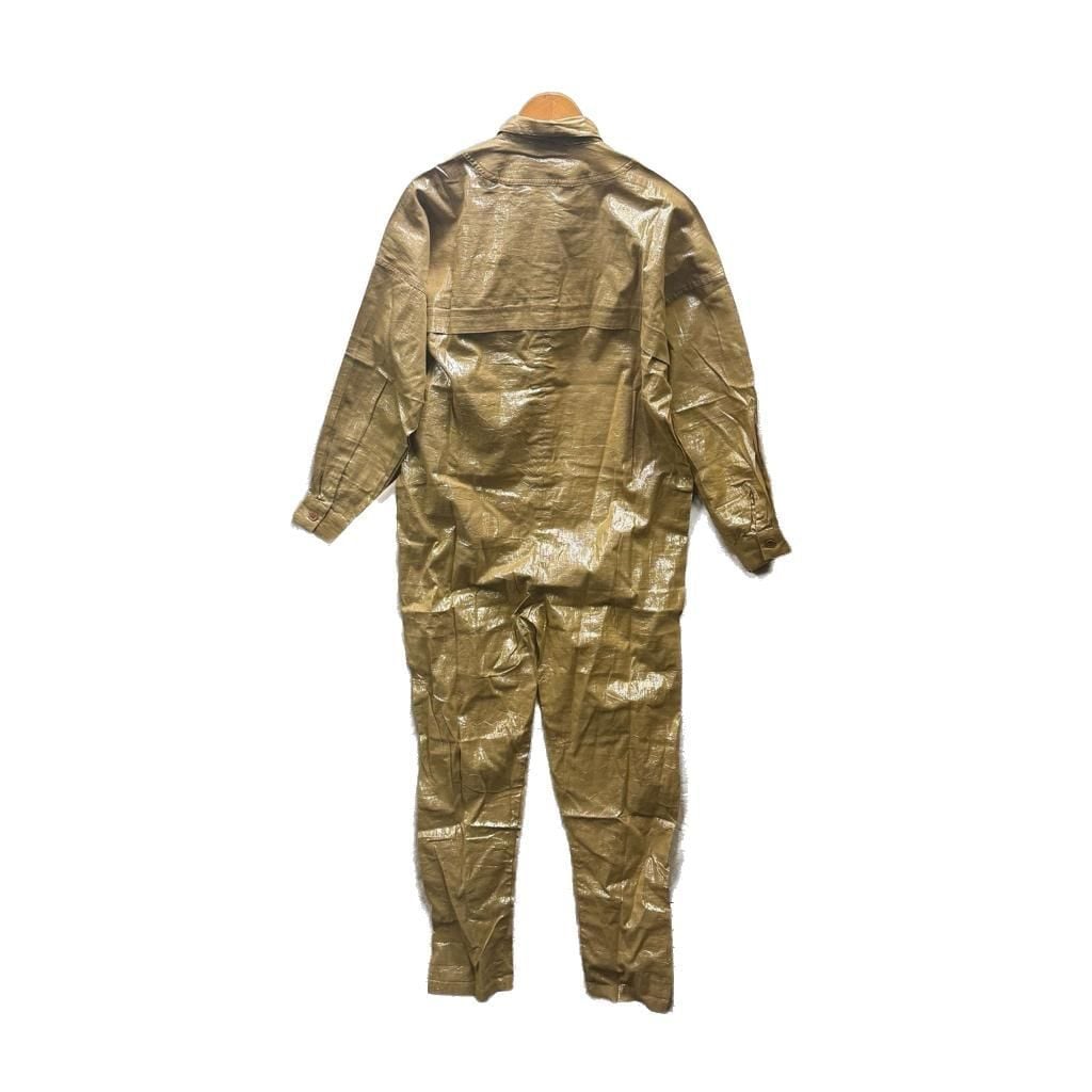 NWT Suzie Kondi Bronze Lurex Teddy Jumpsuit Boiler Suit XS/S 7