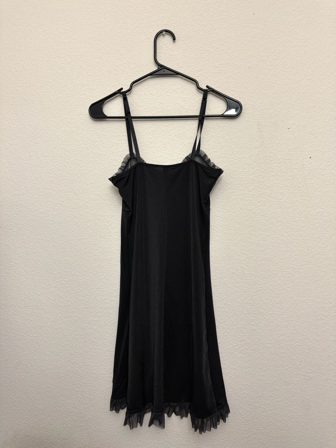 Vintage 2006 Victoria’s Secret Sweet Little Things Black Babydoll Chemise L Y2K 6