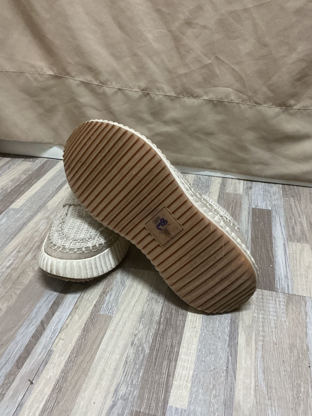 Dolce Vita Huey Woven Platform Slip-On Loafers Size 8 3